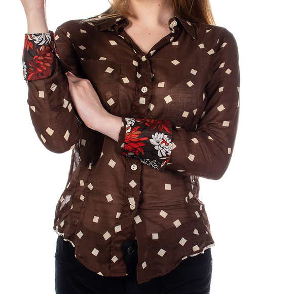 PAUL SMITH BLUE SHIRT | WOMEN SIZE S - Picture 2 of 5